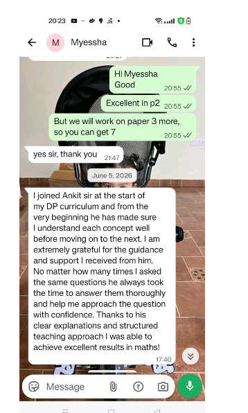 Feedback message